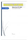 ati pn maternal newborn Nightingale College - Maternity ATI 2020 updated already passed