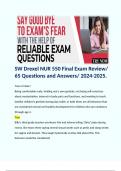 SW Drexel NUR 550 Final Exam Review/ 65 Questions and Answers/ 2024-2025. 