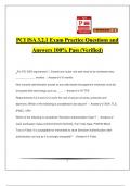 PCI ISA 3.2.1 Exam Practice Questions and Answers 100% Pass (Verified)