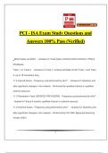 PCI DSS ISA Exam Bundle Pack with Complete Solutions | All Verified 