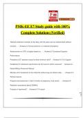 PMK-EE E7 Study guide with 100% Complete Solutions (Verified)