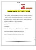 Appian Analyst Q/A Perfect Solved