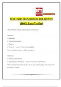 QAC exam one Questions and Answers (100% Pass) Verified