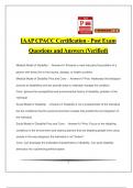 IAAP CPACC Certification - Post Exam Questions and Answers (Verified)