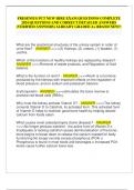 FRESENIUS PCT NEW HIRE EXAM QUESTIONS COMPLETE  2024 QUESTIONS AND CORRECT DETAILED ANSWERS  (VERIFIED ANSWERS) ALREADY GRADED A+ BRAND NEW!!
