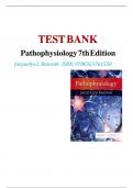 Test Bank For Pathophysiology 7th Edition test bank by Jacquelyn L. Banasik - All Chapters (1-54)|A+ULTIMATE GUIDE