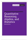 Maths.4 algebra Questions with 100% Actual correct answers | verified | latest update | Graded A+ | Already Passed | Complete Solution 2024 - 2025