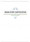 BRAIN STORY EXAMINATION 2024|VERIFIED & GUARANTEED EXAM QUESTIONS|ACTUAL ACCURATE ANSWERS