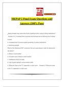 MEPAP 2 Final Exam Questions and Answers (100% Pass)