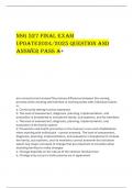 NSG 527 final exam UPDATE2024/2025 QUESTION AND  ANSWER PASS A+ are correctcorrect answerThe primary difference between the nursing  process when working with families vs working solely with individual clients  is: a. Community setting must be assessed. b