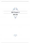 MIS Chapter 5 questions well answered 