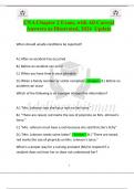 CNA Chapter 2 Exam, with All Correct Answers as Illustrated, 2024 Update