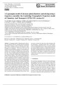 A Lagrangian model of air-mass photochemistry and mixing using a trajectory ensemble: the Cambridge Tropospheric Trajectory model of Chemistry And Transport (CiTTyCAT) version 4.2