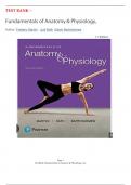 TEST BANK –Fundamentals of Anatomy & Physiology,11Th Edition ( Frederic Martini , Judi Nath ,Edwin Bartholomew),Updated 2024