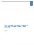 BUSI 830 Quiz: Case Study Components 2024 with complete solution; Liberty University