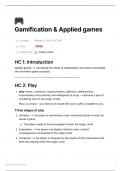 APGA samenvatting (Applied games and gamification)