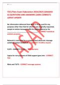 TCIC/Tlets Exam Elaboration 2024/2025 {GRADED  A} QUESTIONS AND ANSWERS {100% CORRECT}  LATEST UPDATE