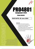 PRO4801 assignment 4 2024 (Full solutions)