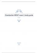 Chamberlain NR327 exam 2 study guide correctly answered