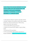 CADC PRACTICE EXAM NEWEST ACTUAL EXAM COMPLETE 320 QUESTIONS AND CORRECT DETAILED ANSWERS (VERIFIED ANSWERS)| ALREADY GRADED A+|| BRAND NEW!!