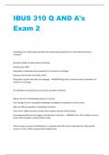 IBUS 310 Q AND A's  Exam 2 According to the video, which would be the most beneficial quality for an international business  manager? Having the ability to speak slowly and clearly. Having a local office. Being able to understand the perspective of a r