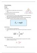 Revision Notes: AQA GCSE Combined Science, Physics Paper One and Two