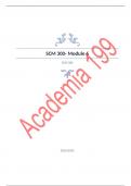 SCM 300 DAVILA ASU SCM 300 Arizona State University - Question and answers already passed 