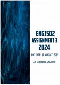 ENG1502 Assignment 3 2024 | Due 22 August 2024