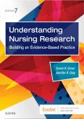 UNDERSTANDING NURSING RESEARCH BUILDING 7TH EDITION SUSAN K GROVE JENNIFER R GRAY