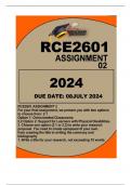 RCE2601 ASSIGNMENT 2 DUE  8 JULY 2024 For your final assignment, we present you with two options to choose from: 2.1  Option 1: Overcrowded Classrooms. 2.2 Option 2: Support for Learners with Physical Disabilities. 3. Choose one option (2.1 or 2.2) to wri