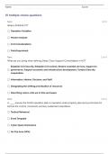 FACCC CUMULATIVE EXAM 2024 QUESTIONS WITH 100% CORRECT ANSWERS!!