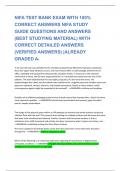 NIFA TEST BANK EXAM WITH 100%  CORRECT ANSWERS NIFA STUDY  GUIDE QUESTIONS AND ANSWERS  (BEST STUDYING MATERIAL) WITH  CORRECT DETAILED ANSWERS  (VERIFIED ANSWERS) |ALREADY  GRADED A+