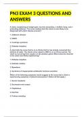 PN3 EXAM 3 QUESTIONS AND ANSWERS