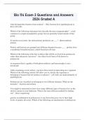  Bio 114 Exam 2 Questions and Answers 2024 Graded A