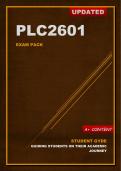 PLC2601 Updated Exam Pack (2024) Oct/Nov [A+ Guaranteed] Understanding Political Behaviour and Participation