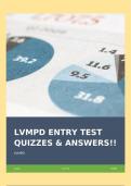 LVMPD ENTRY TEST QUIZZES & ANSWERS!!