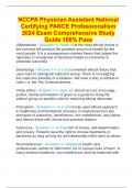 NCCPA National Commission on Certification of Physician Assistants  (Physician Assistant National Certifying ): PANCE and  (Physician Assistant National Recertifying):PANRE :2024-2025 - EXAM PREPARATIONs COMPILATION BUNDLE 100% Guaranteed Success