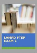 LVMPD FTEP EXAM 1