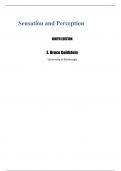 Question Bank in line with Sensation and Perception,Goldstein,9e