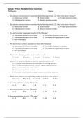 Nuclear Physics Multiple Choice Questions PSI Physics with Complete Solution / latest update 2024 | 2025