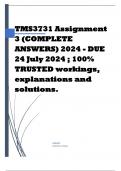 TMS3731 Assignment 3 (COMPLETE ANSWERS) 2024 - DUE 24 July 2024 Course Teaching Social Sciences in the senior Phase (TMS3731) Institution University Of South Africa (Unisa) Book TEACHING SOCIAL SCIENCES