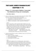 LEHNE’S PHARMACOLOGY TEST BANK |CHAPTERS 71-75|