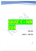 QUIZ 1 - NR 224 fully solved rated A+