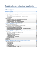 Samenvatting praktische psychofarmacologie