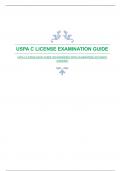 USPA C LICENSE EXAM GUIDE 2024(VERIFIED) WITH GUARANTEED ACCURATE ANSWERS