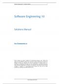 Official© Solutions Manual to Accompany Software Engineering, Sommerville,10e