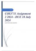 COS3711 Assignment 2 2024 - DUE 18 July 2024