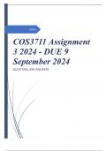 COS3711 Assignment 3 2024 - DUE 9 September 2024