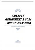 COS3711 Assignment 2 2024 - DUE 18 July 2024