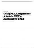 COS3711 Assignment 3 2024 - DUE 9 September 2024